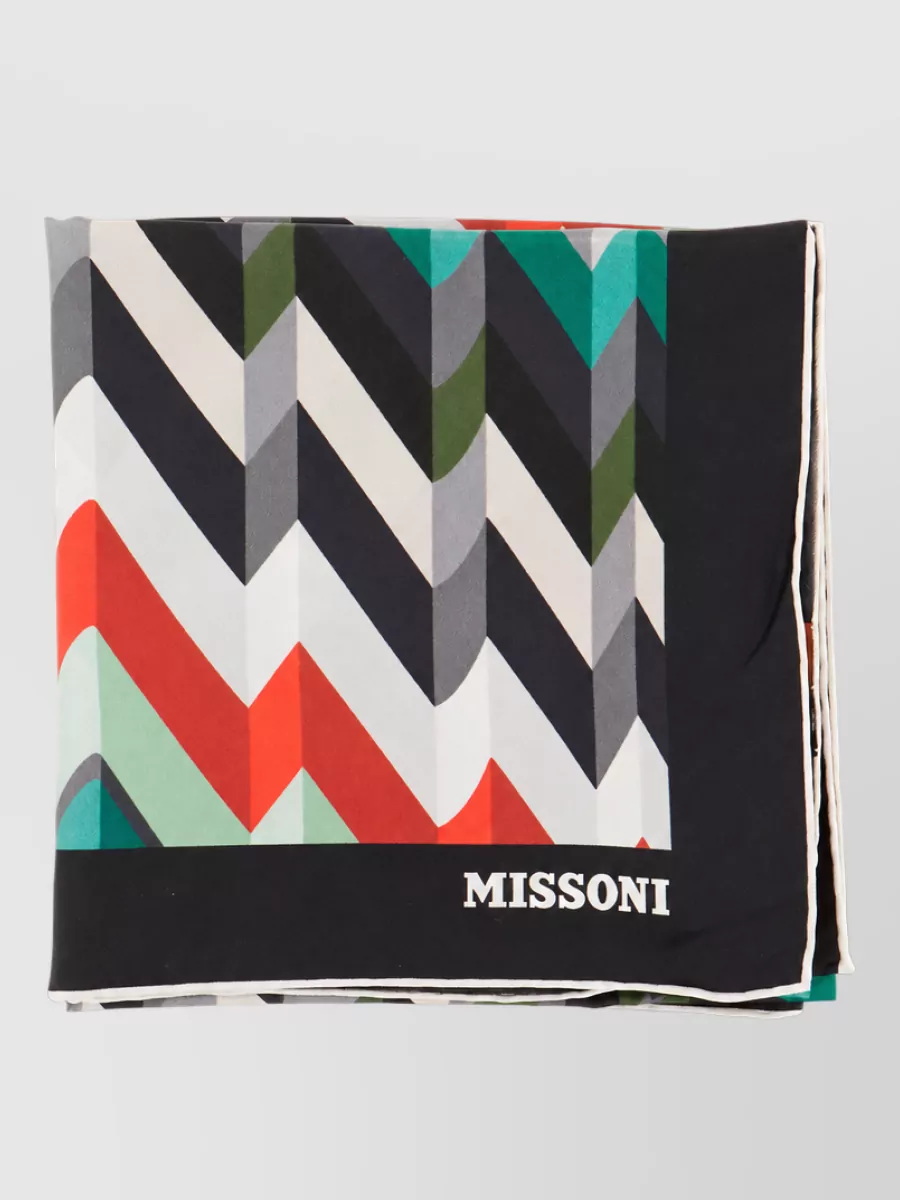 Missoni silk printed foulard