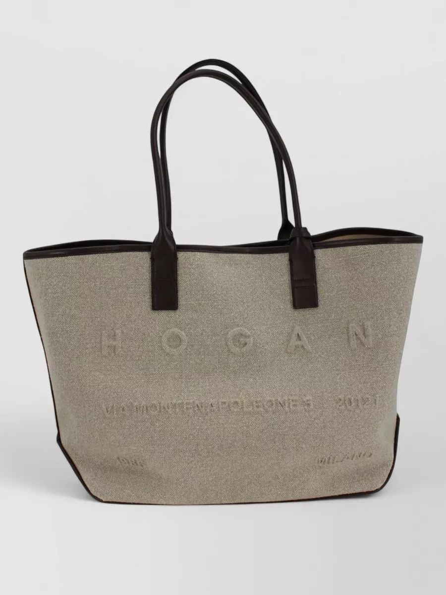 Hogan h-bag fabric tote bag