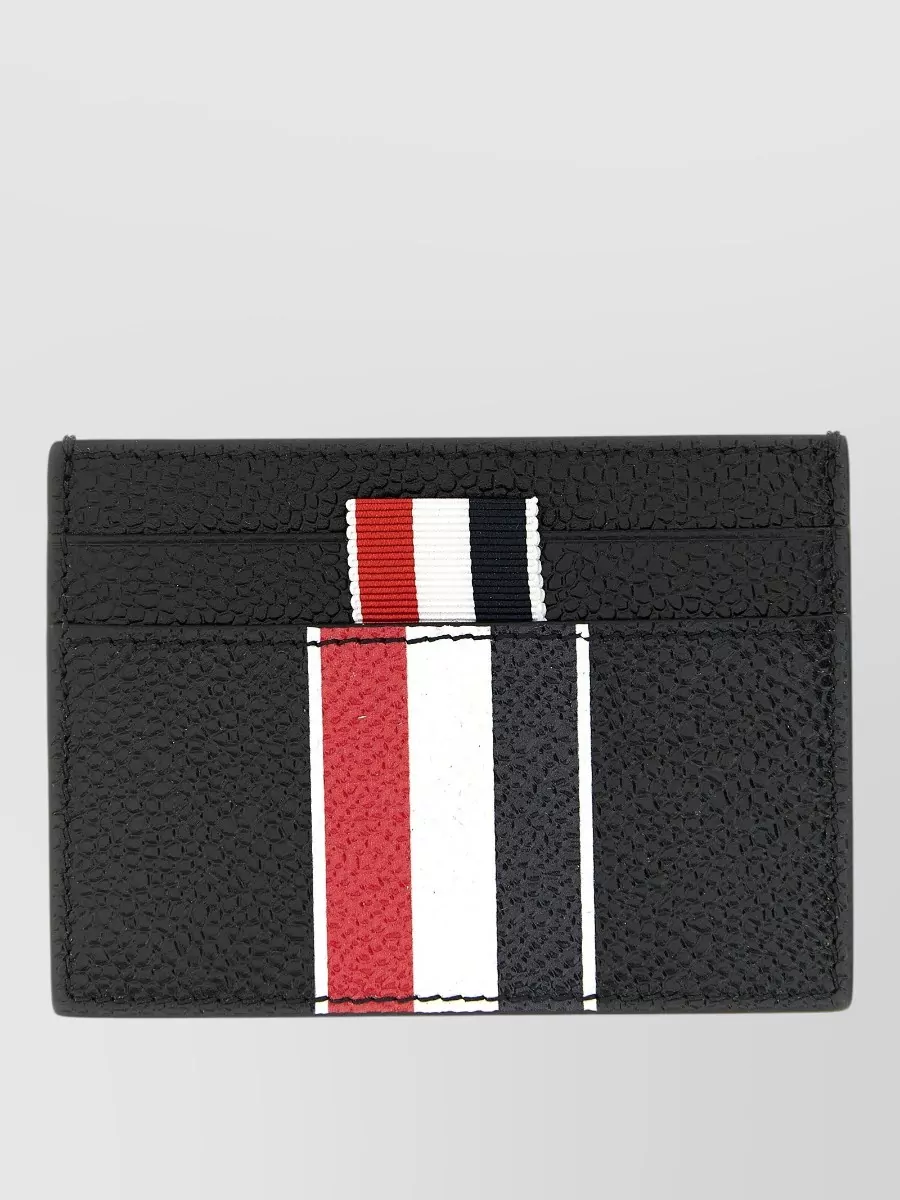 Thom Browne Pebble Grain Leather Cardholder