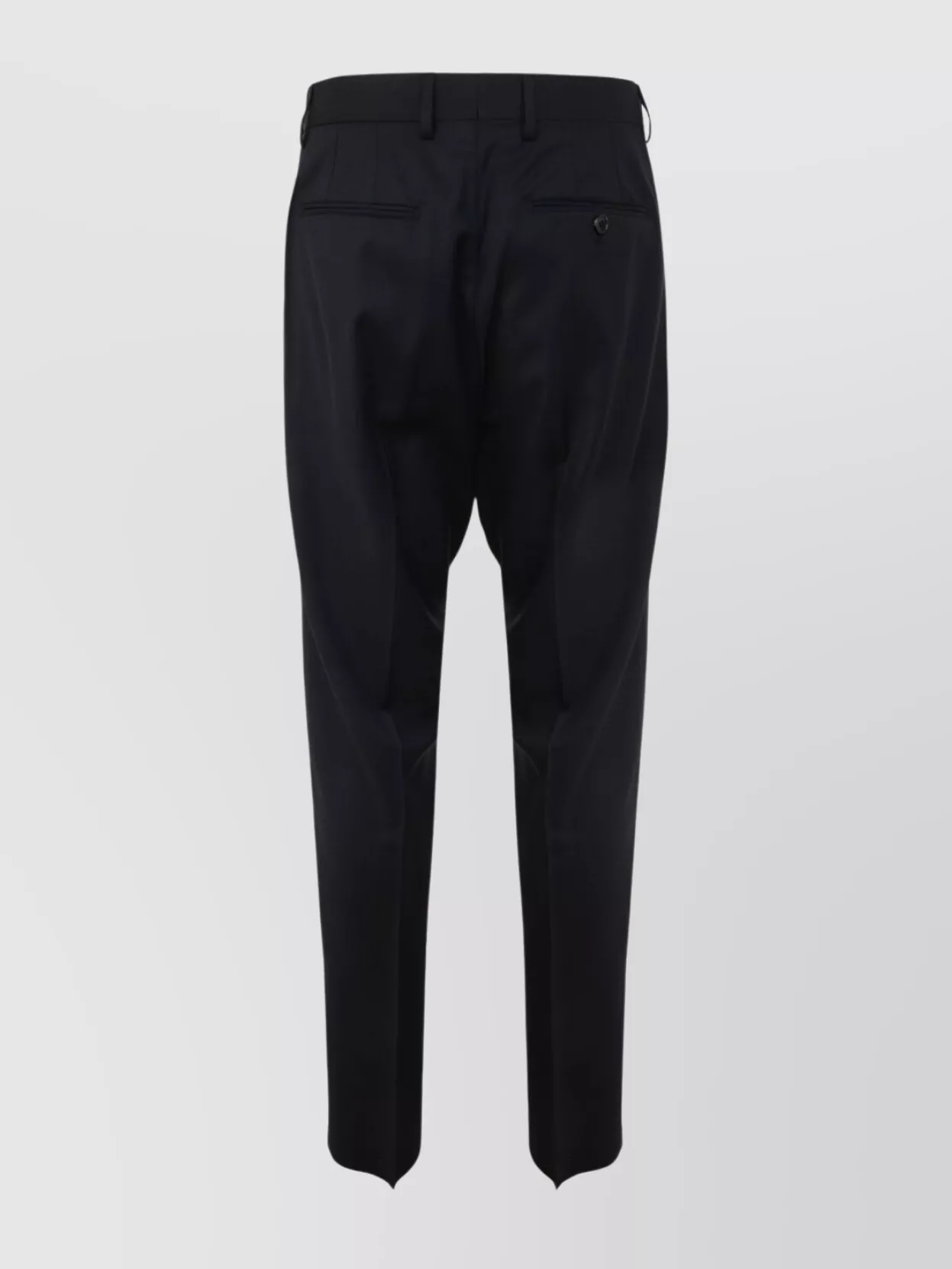 Lanvin Tailored Straight Leg Trousers Pockets