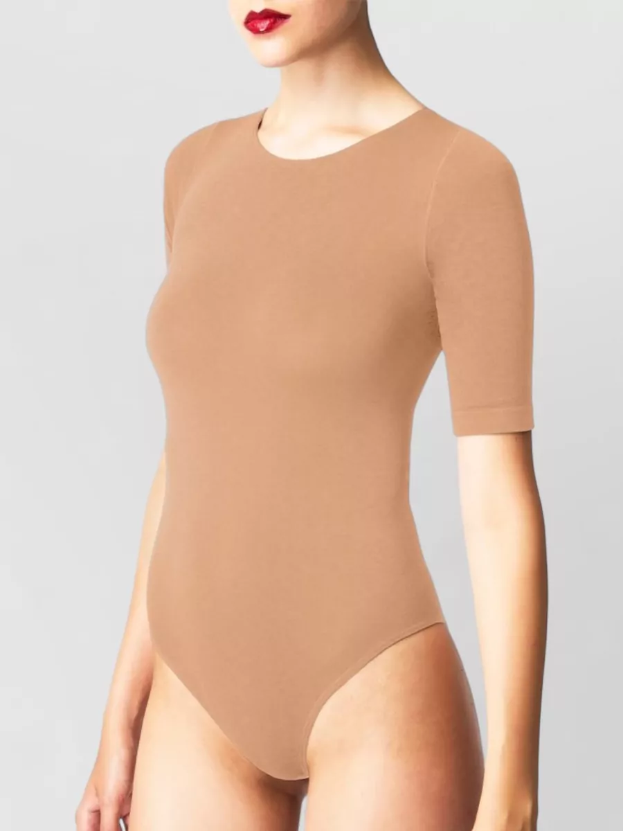 Wolford Bahamas Seamless Stretch Round Neck Bodysuit