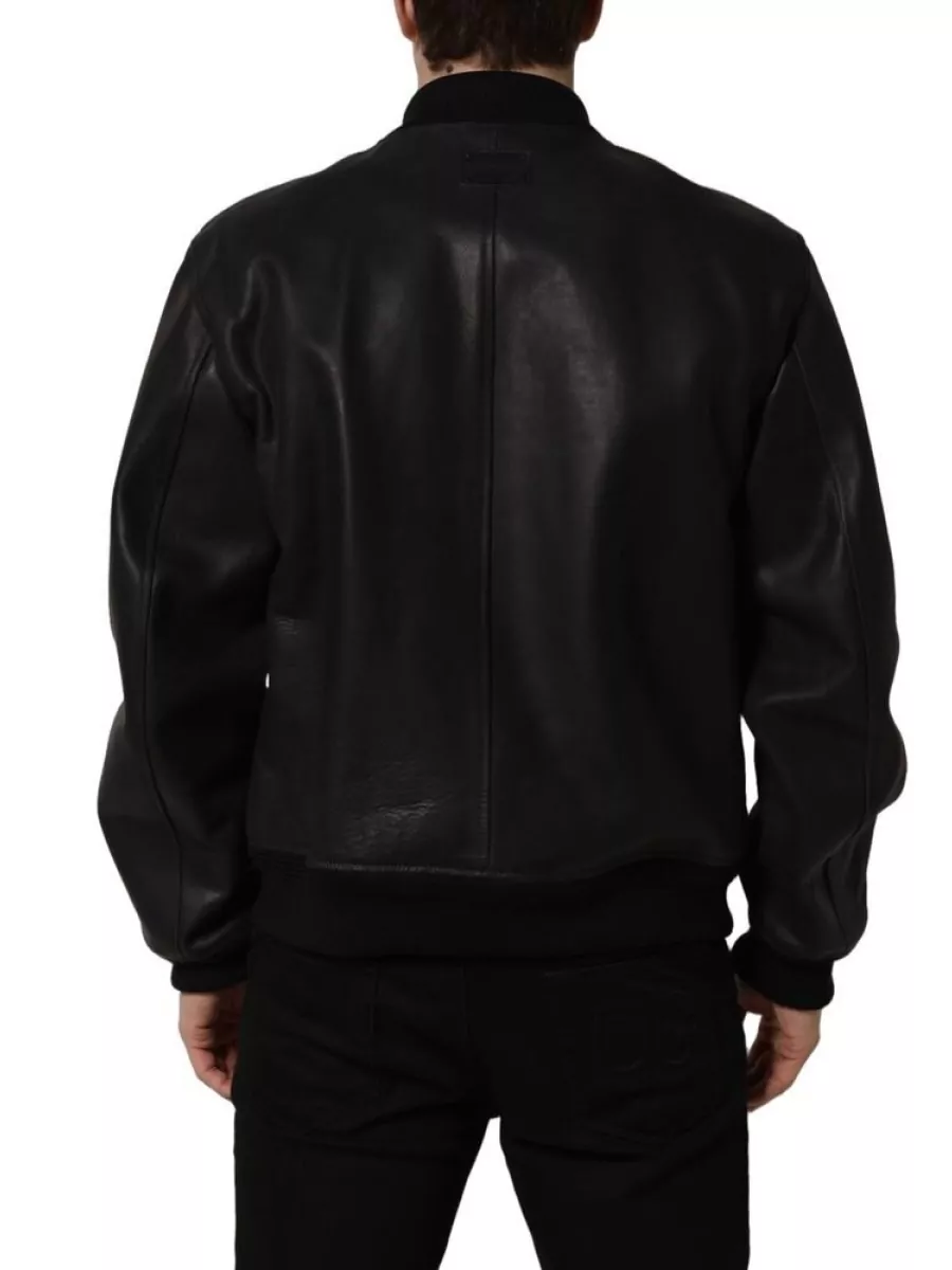 Dolce&Gabbana Leather Biker Jacket