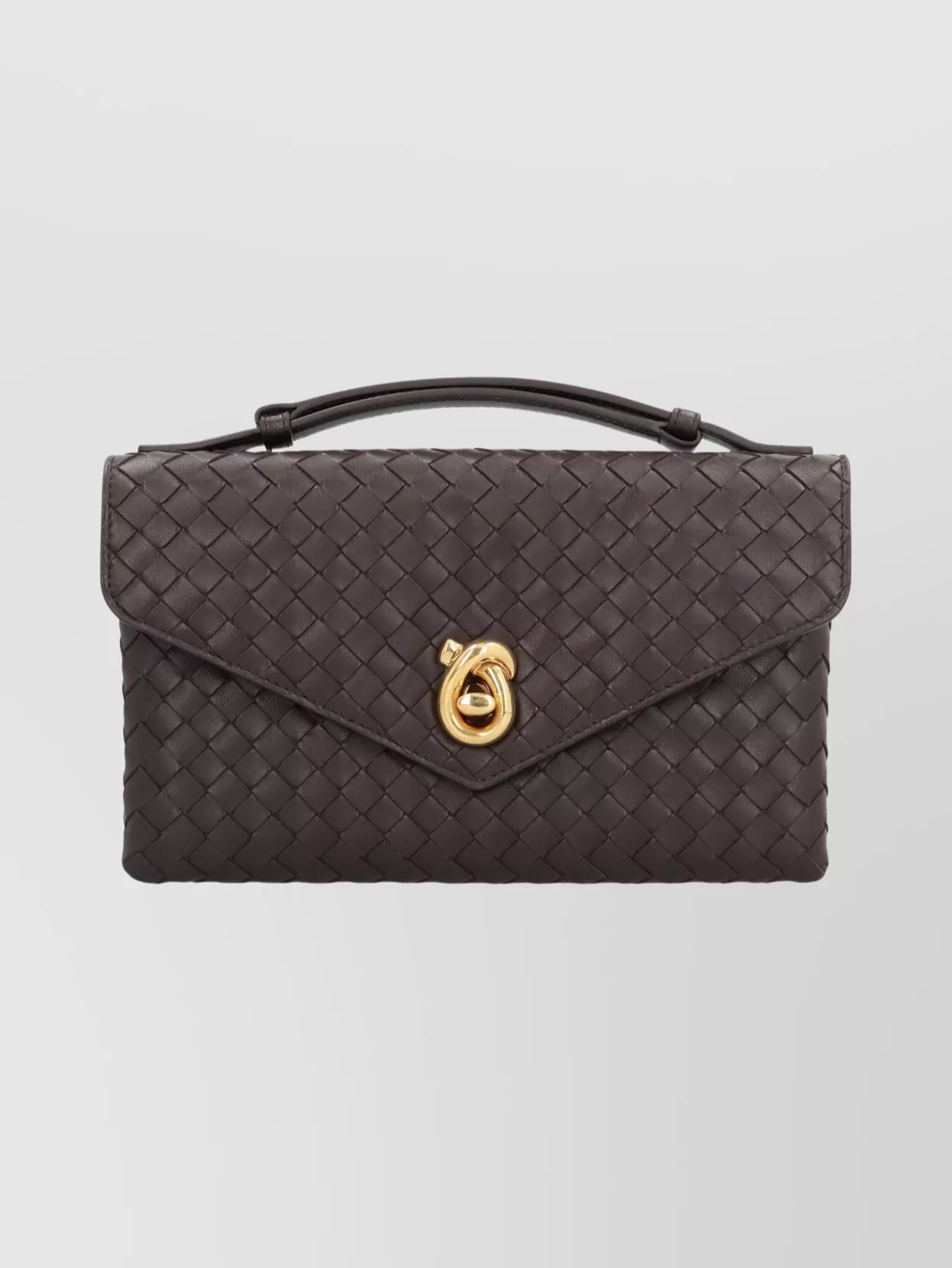 Bottega Veneta knot lock lambskin shoulder bag