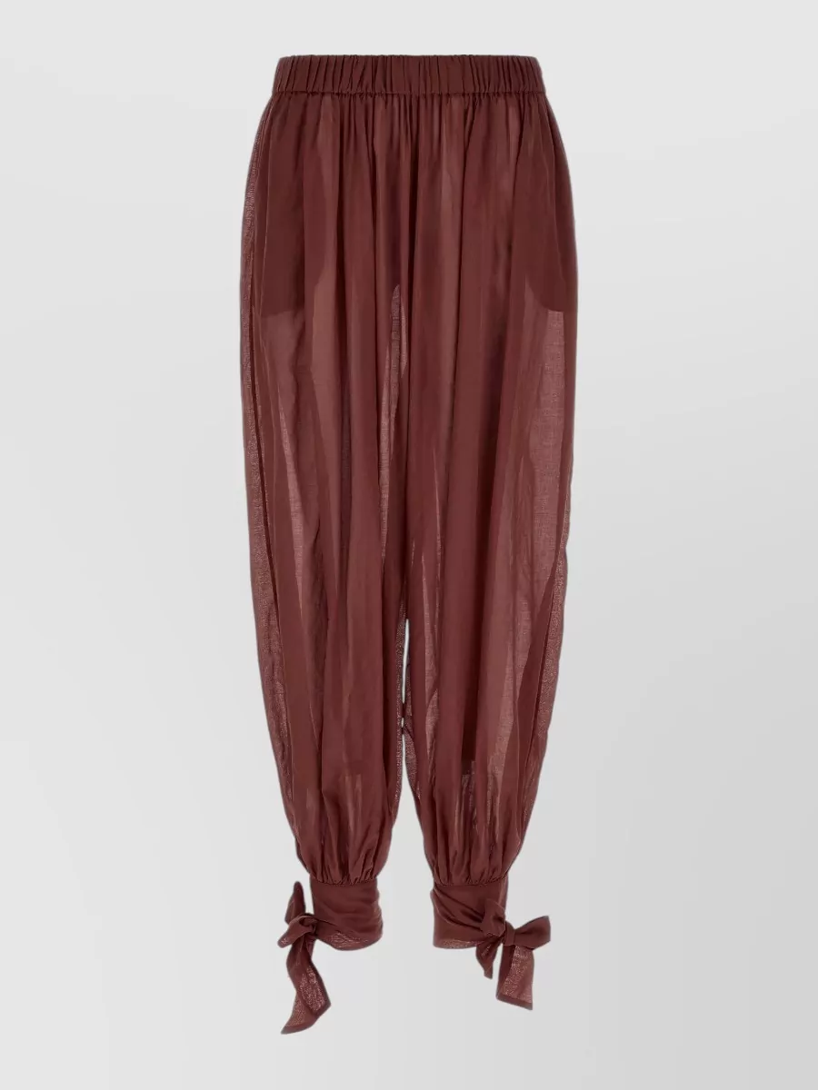 The Andamane Cotton Wide-Leg Track Pants