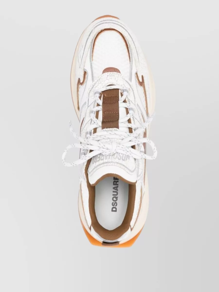 Dsquared2 Leather Low-Top Sneakers