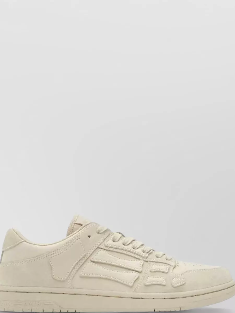 Amiri Leather Paneled Low-Top Sneakers