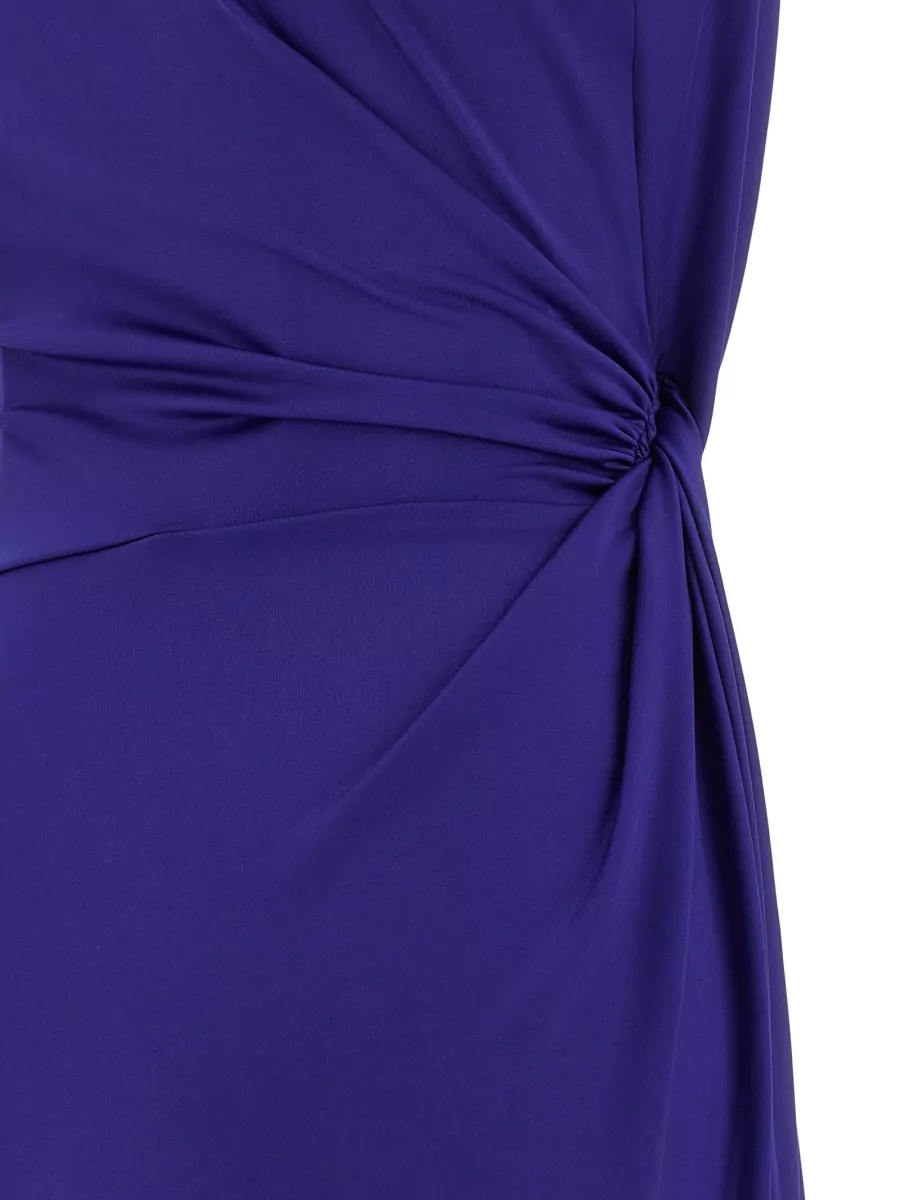 Victoria Beckham Asymmetric Sleeveless Midi Dress