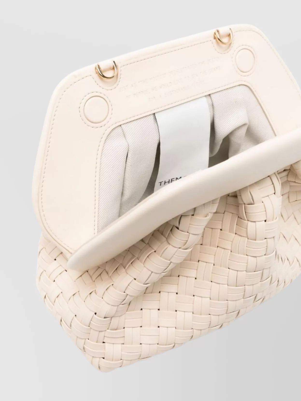 Themoiré Micro Weaved Tia Clutch Bag