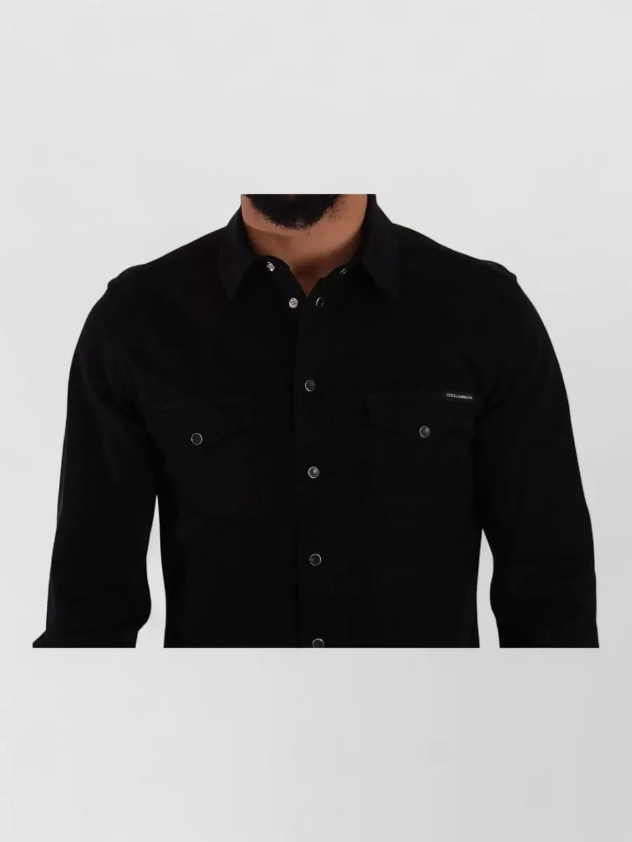 Dolce&Gabbana Slim Denim Shirt