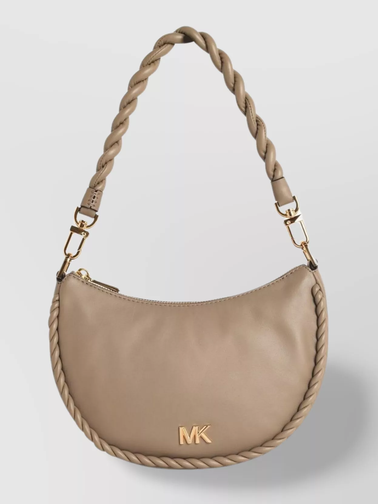 Michael Michael Kors Braided-trim Leather Shoulder Bag