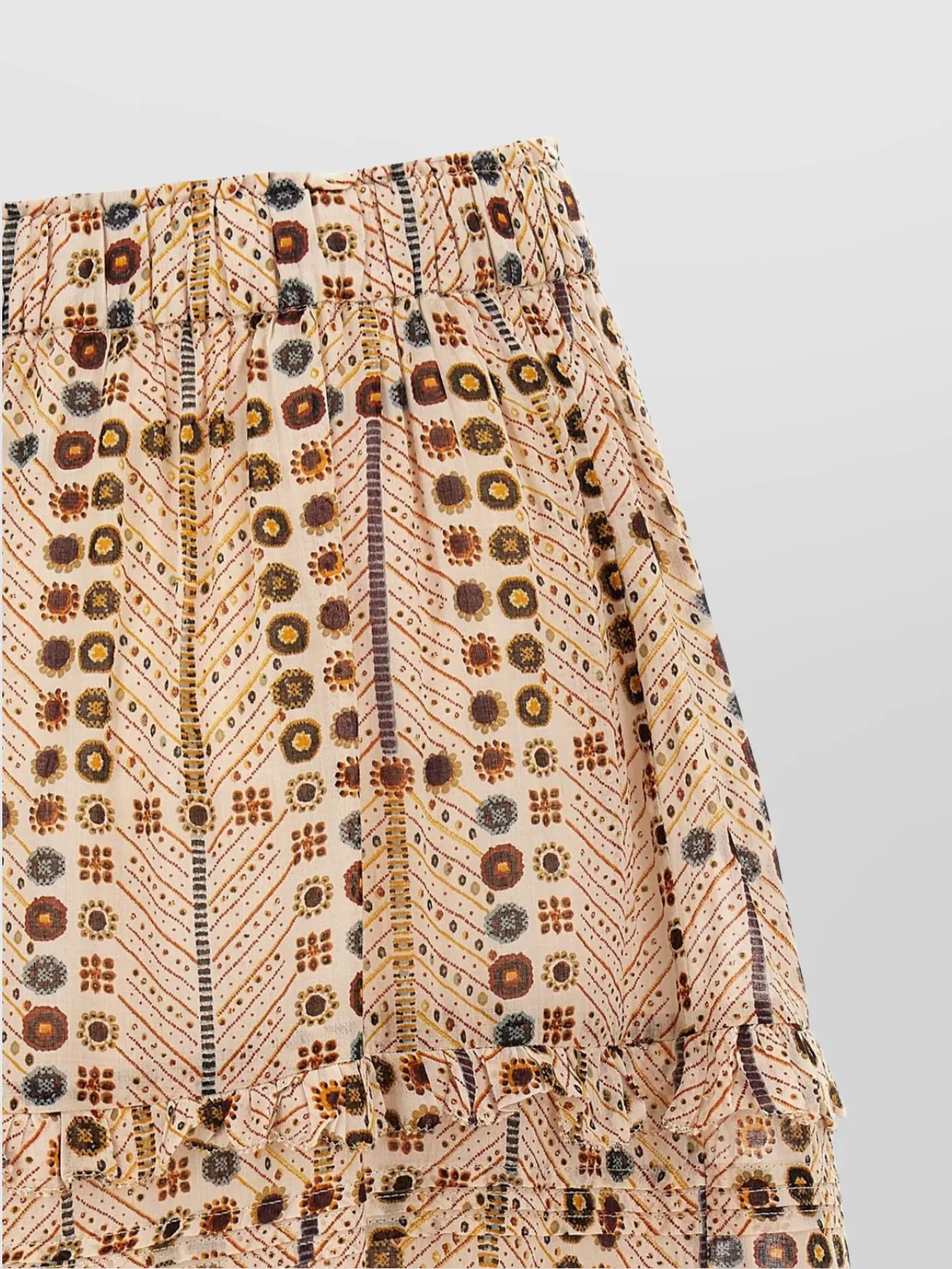 Shop Isabel Marant Étoile 'tiered Ruffle Midi Skirt'