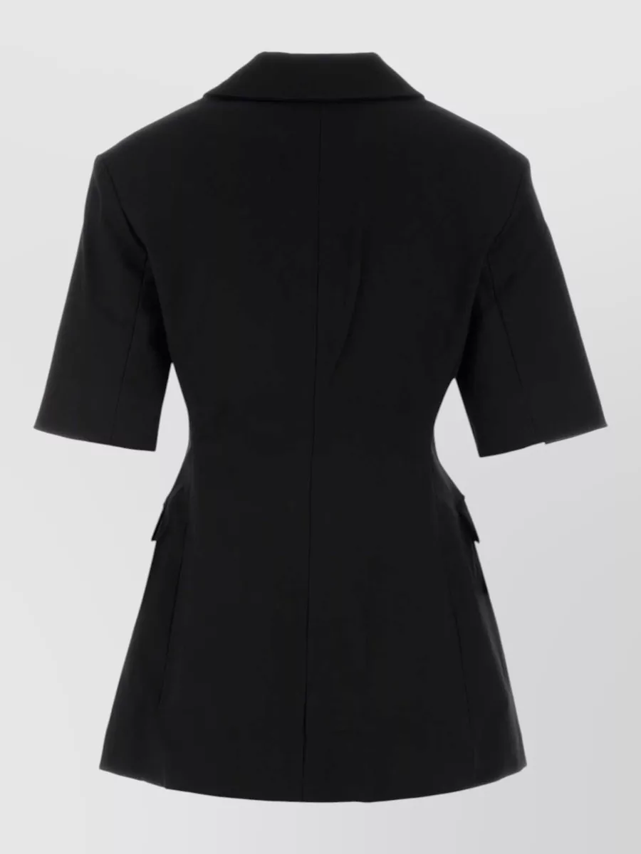 Ganni Stretch Cotton Blazer