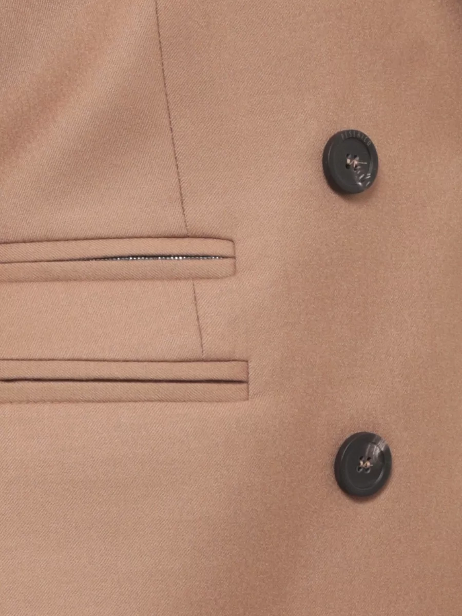 Peserico Virgin Wool Double-Breasted Blazer