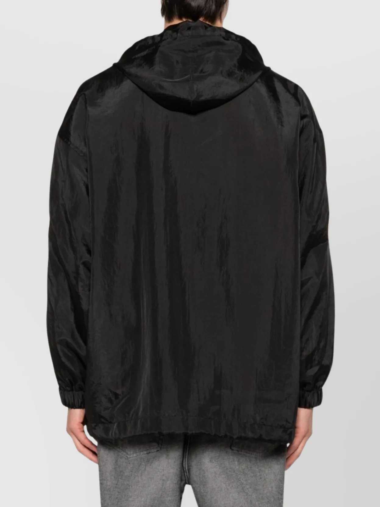Balenciaga Hooded Raincoat With Drawstring And Pockets