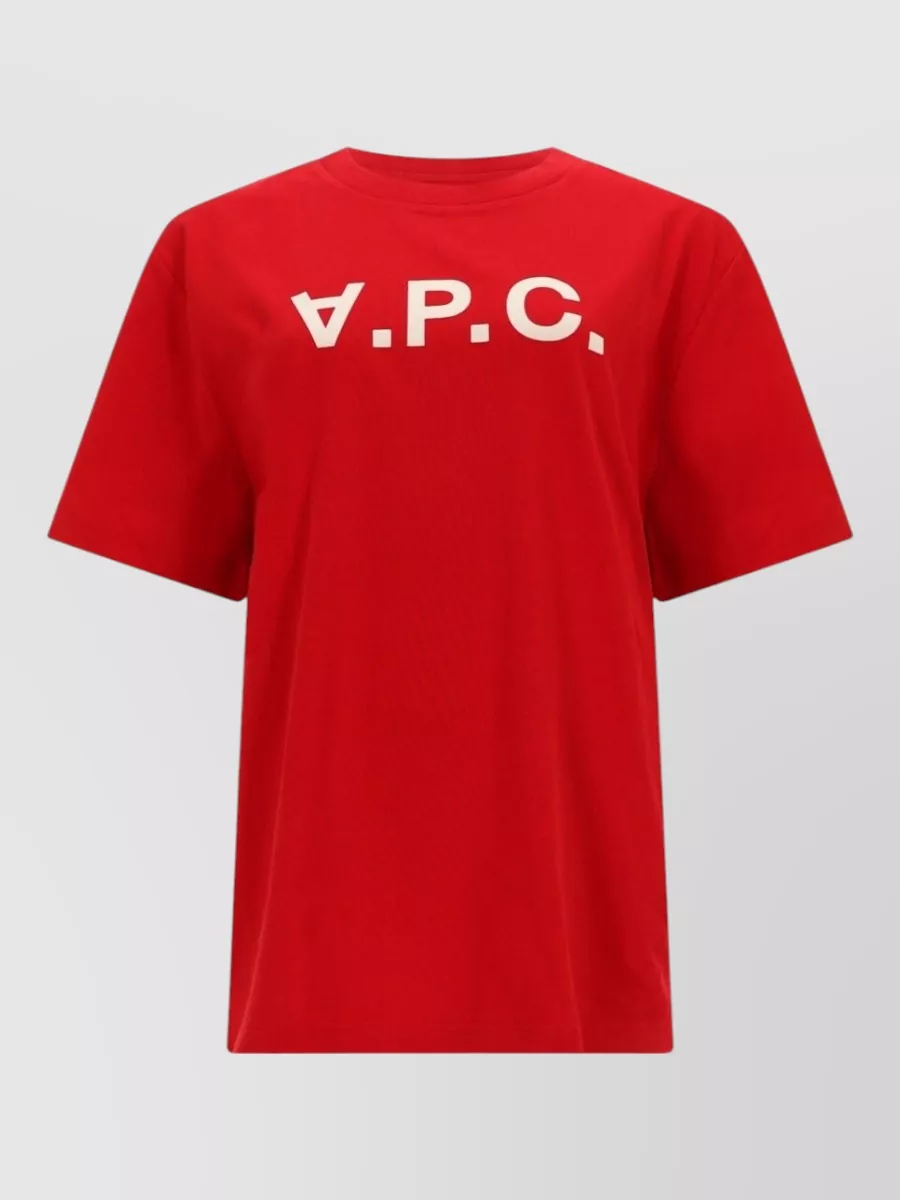 A.P.C. Cotton logo t-shirt