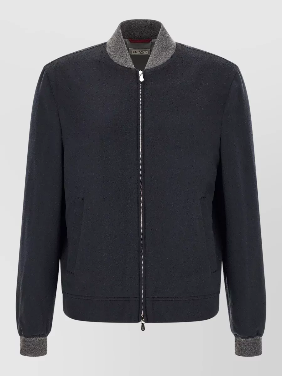 Brunello Cucinelli Cashmere bomber jacket