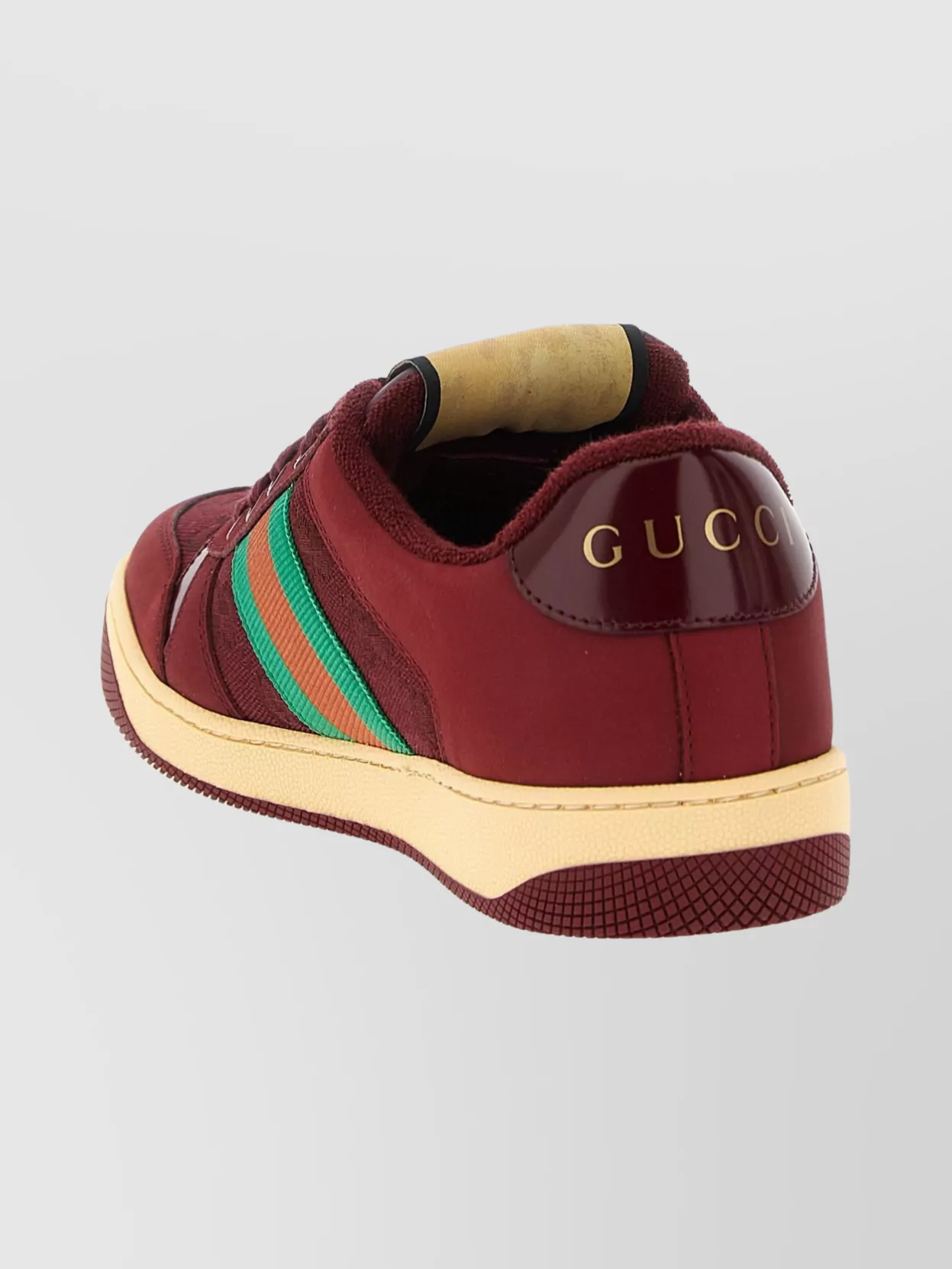 Gucci Sneakers With Round Toe And Contrast Sole In Multi