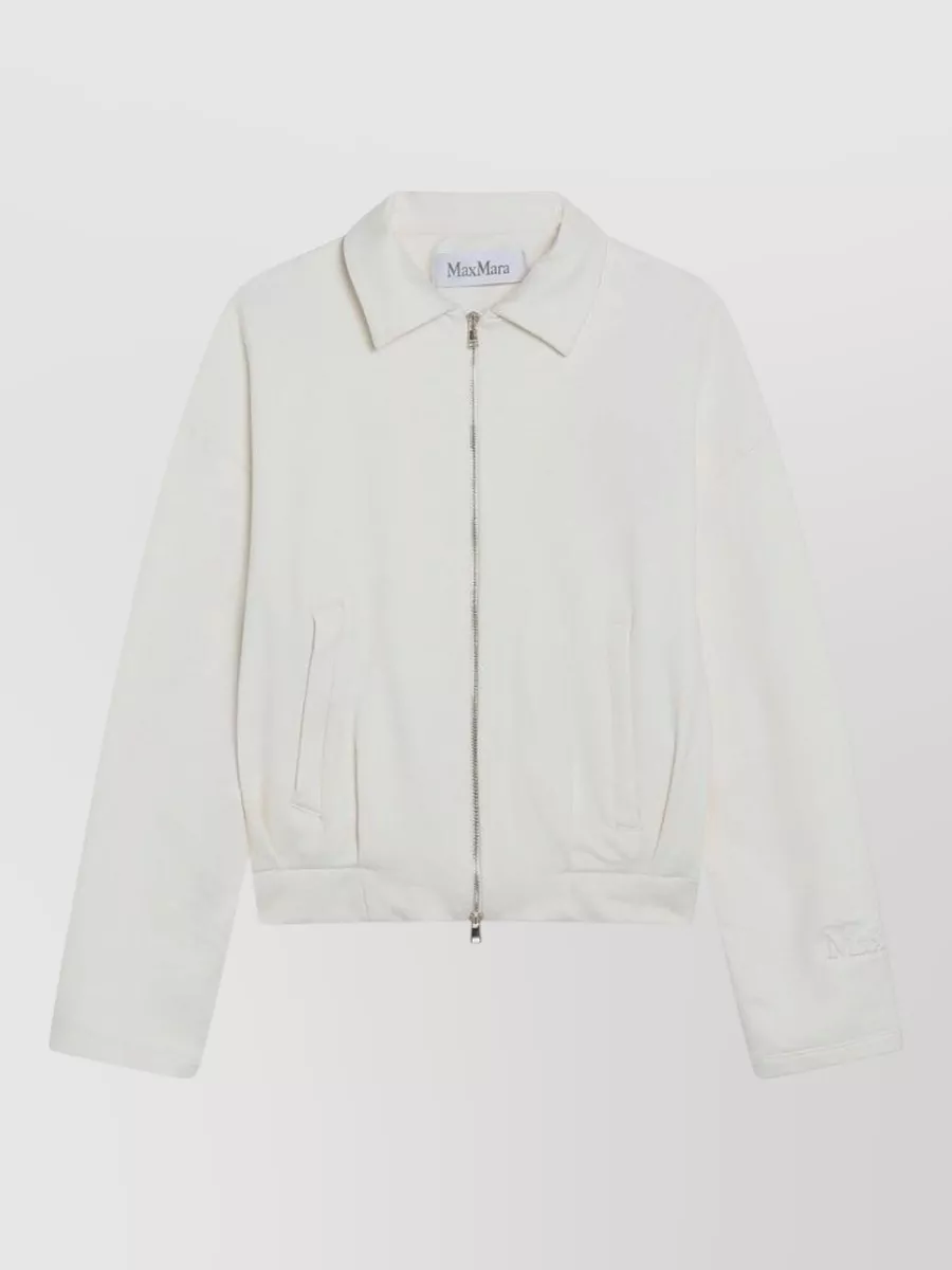 Max Mara Silk Cropped Jacket