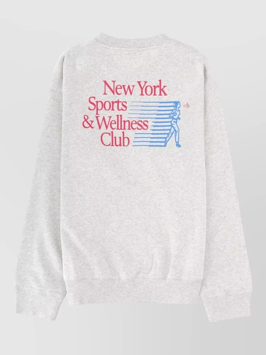 Sporty & Rich Logo Print Sweatshirt