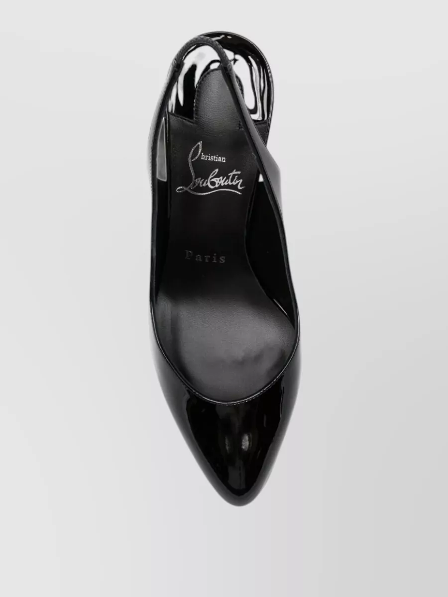Christian Louboutin Patent Leather Slingback Pumps