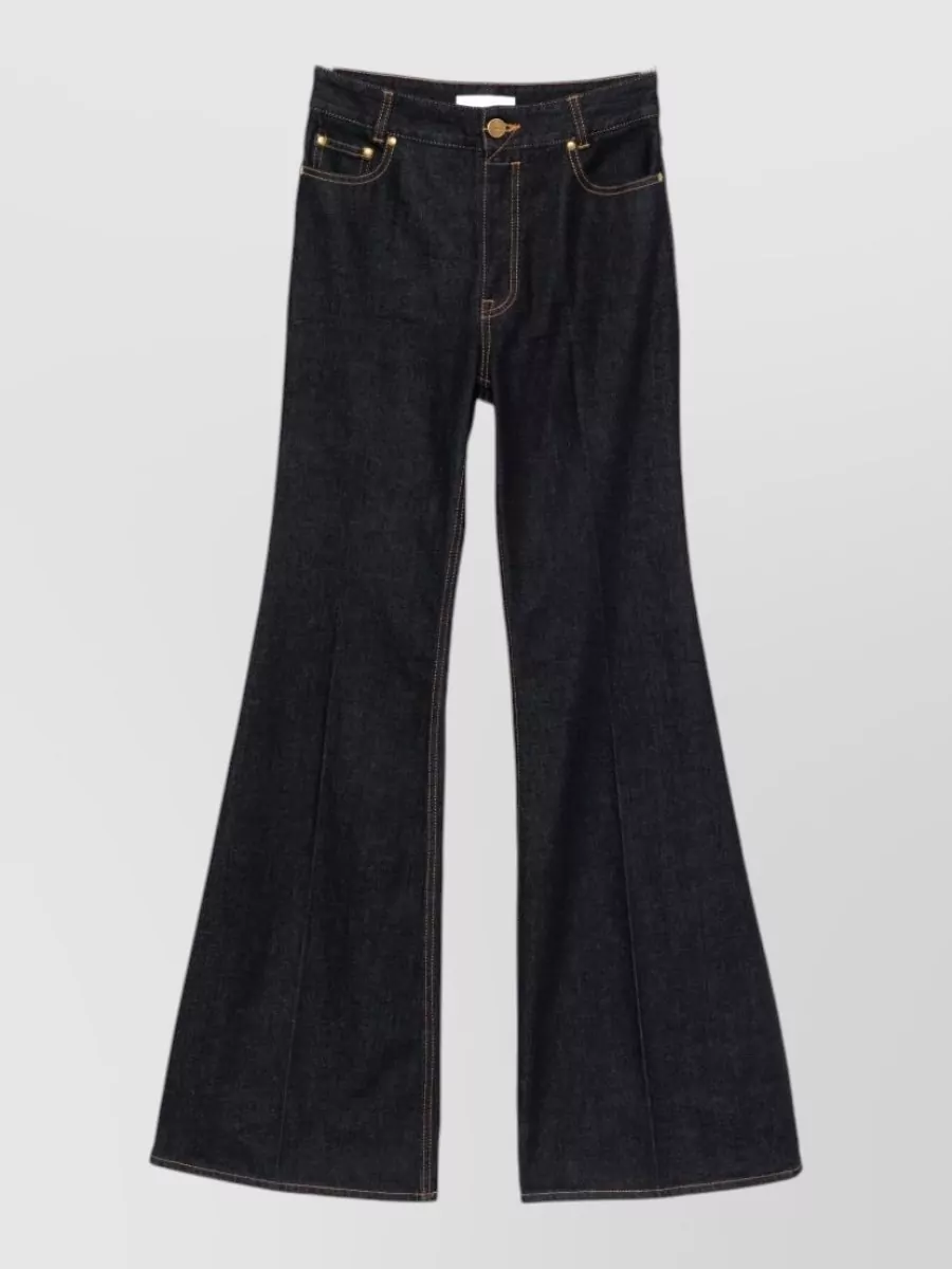 Zimmermann Mid-Rise Flared Denim Jeans