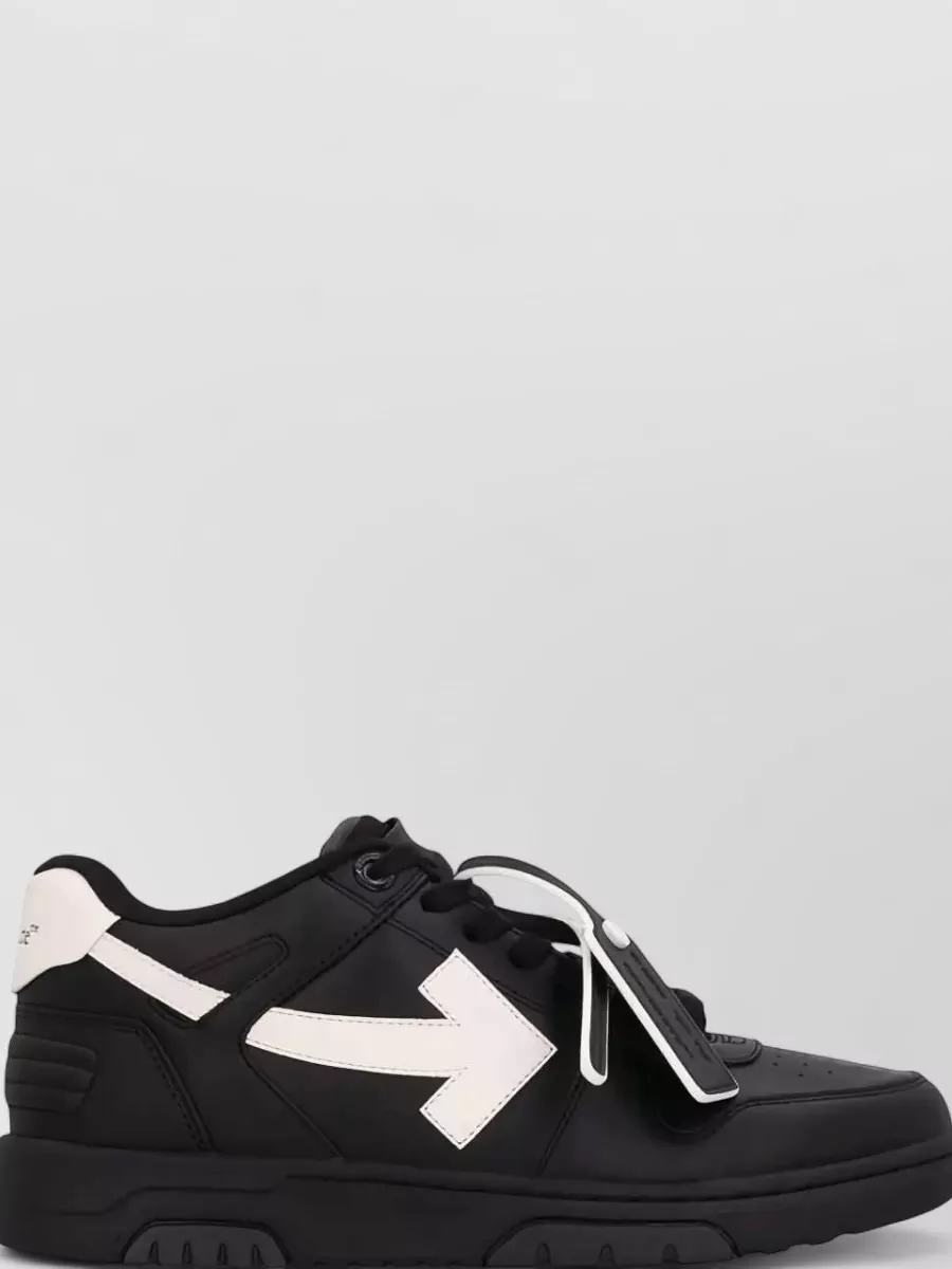 Off-White calfskin leather low-top sneakers