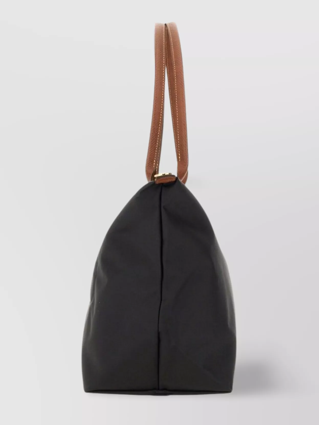 Longchamp Large Foldable Leather Trim Tote Bag