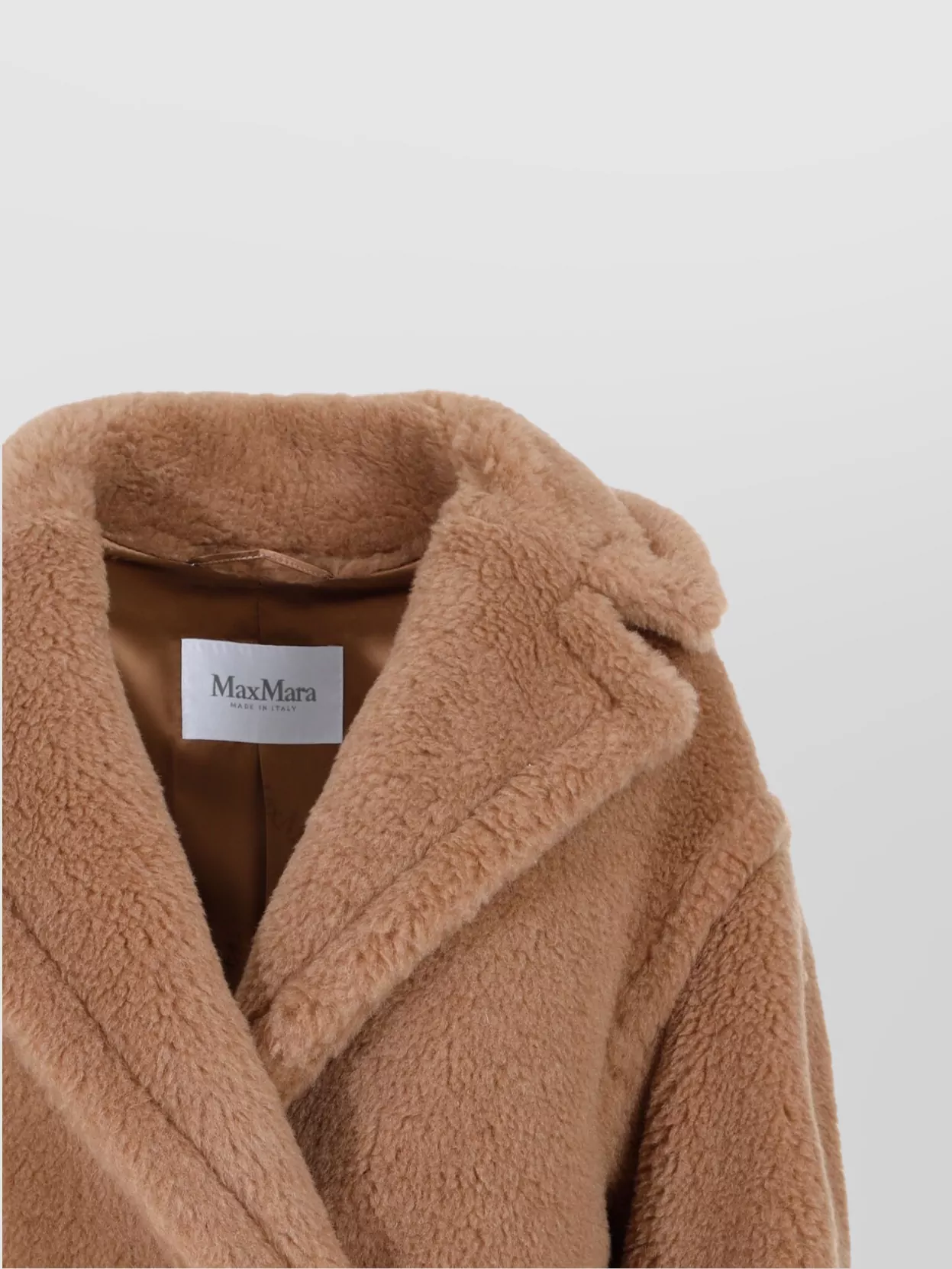Max Mara Teddy Coat Ankle-Length Double-Breasted Long Sleeves
