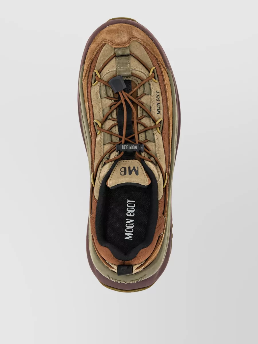 Moon Boot Leather Low-Top Sneakers