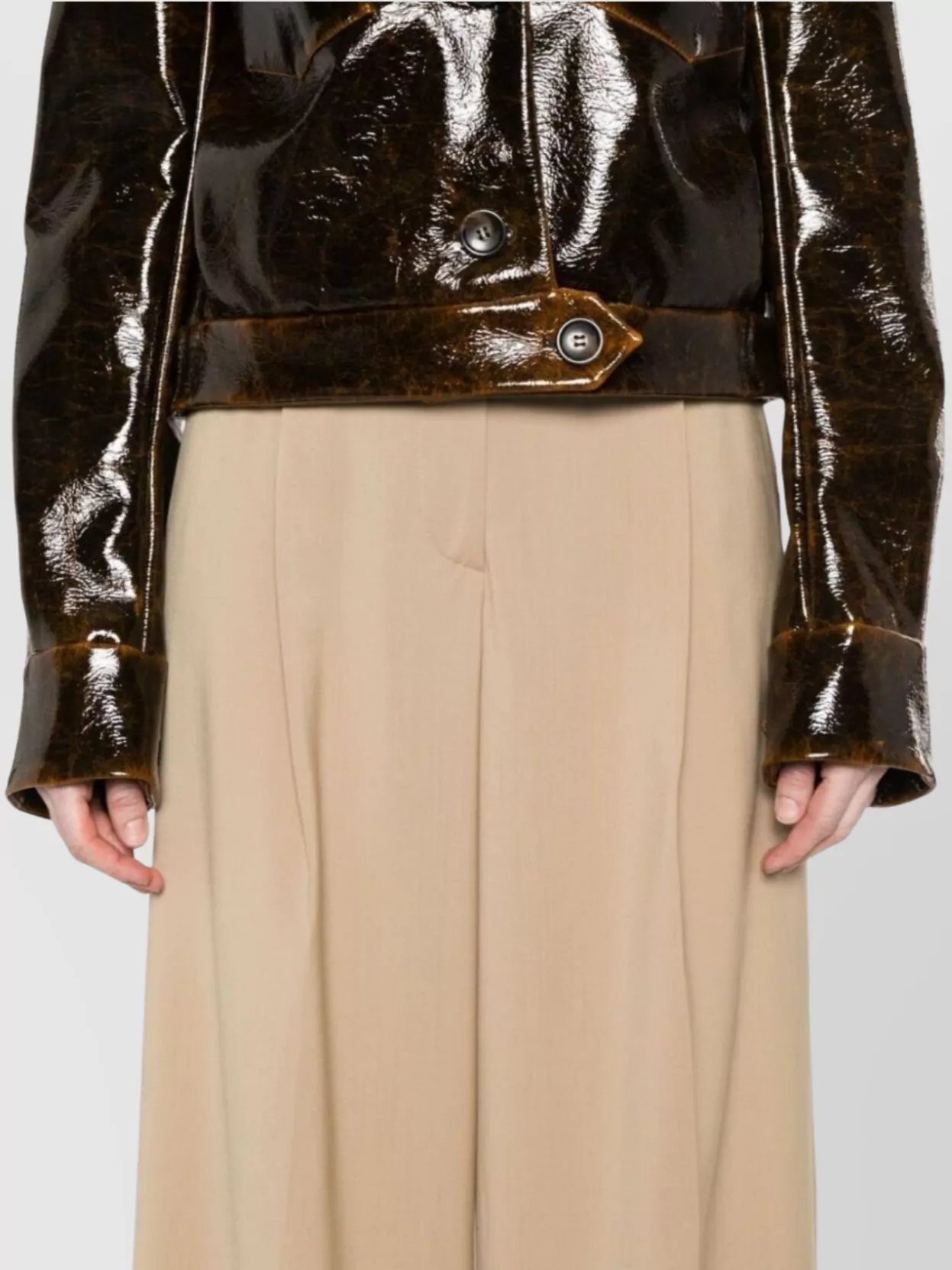 Sportmax Wide-Leg Trousers With Belt Loops And Pockets