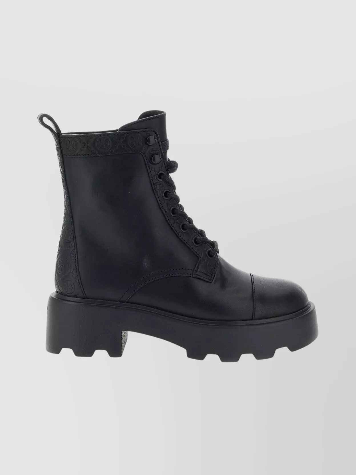 Tory Burch Amphibian Boots With Chunky Sole And Pull Tab