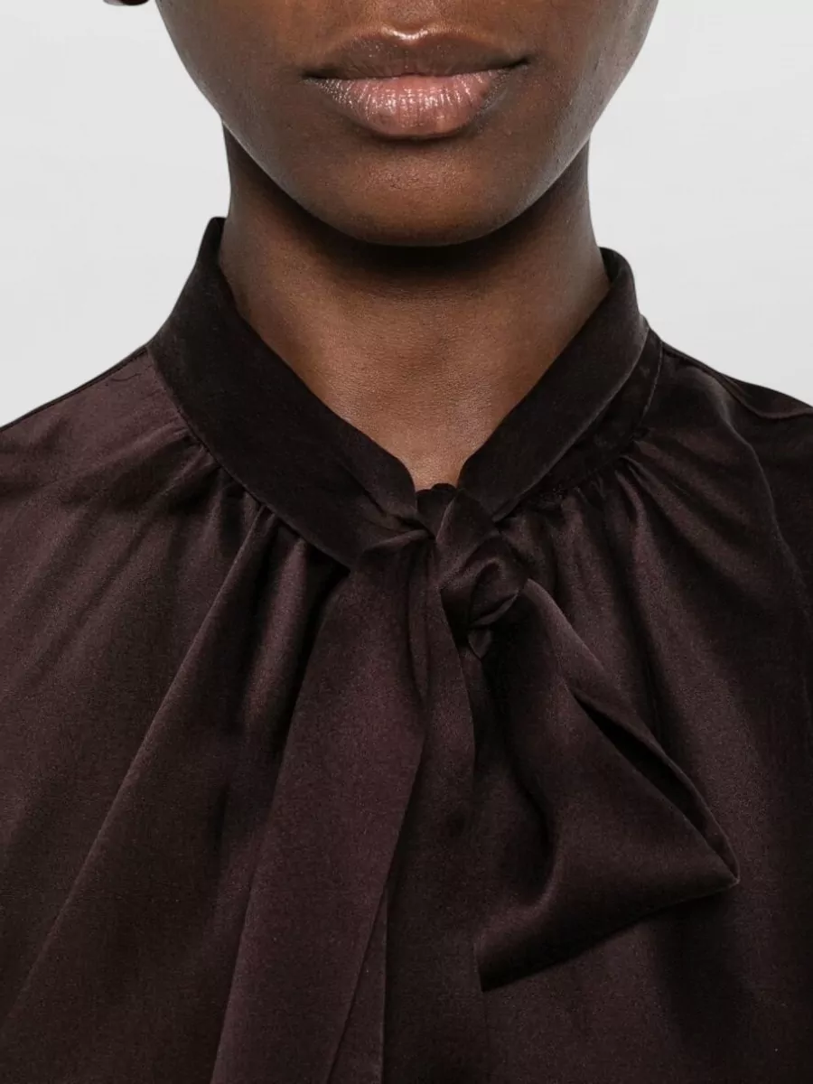Forte Forte Silk Sleeveless Pussy Bow Blouse