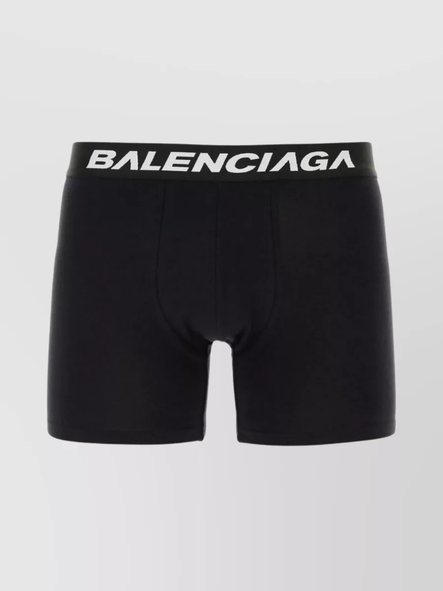 Shop Balenciaga Ultimate Comfort Racer Boxer In Black