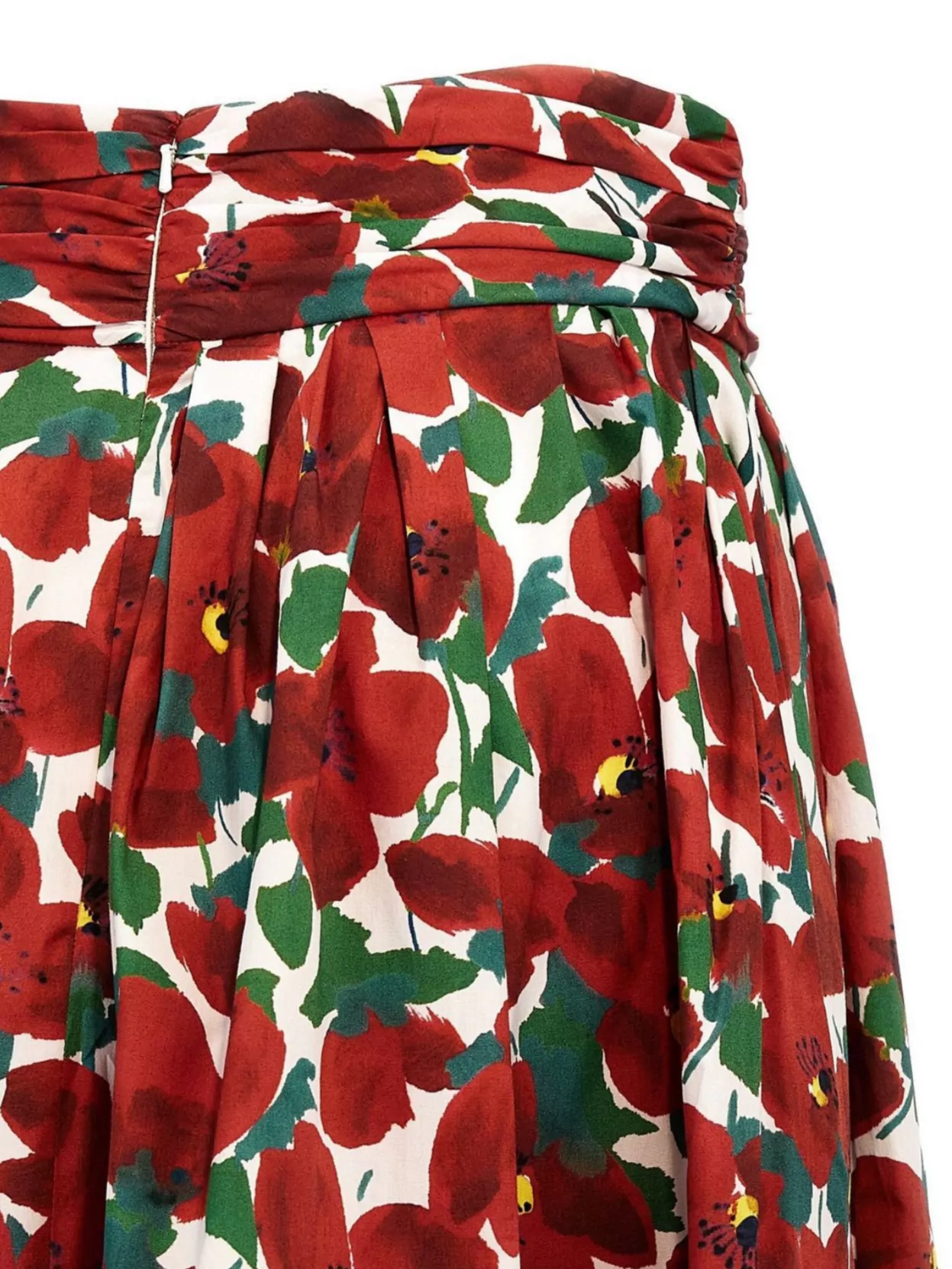 Carolina Herrera Balloon Silhouette High Waist Midi Skirt