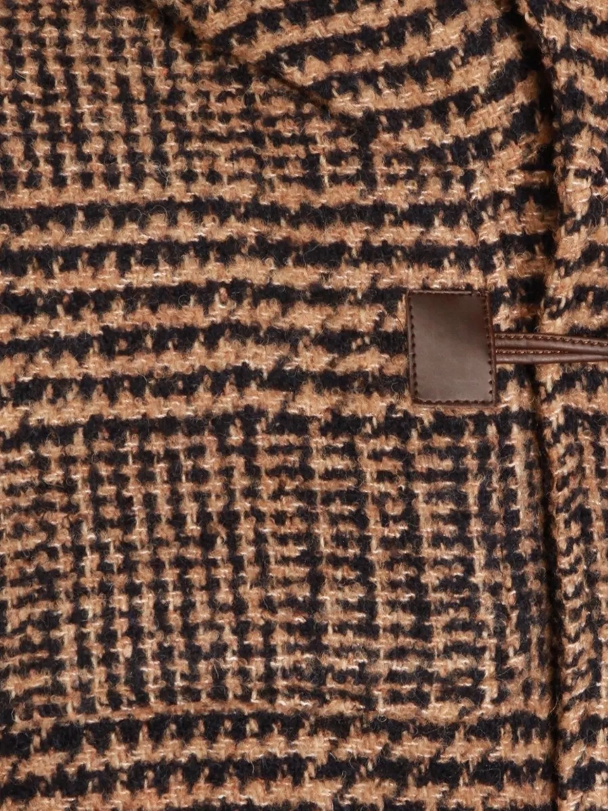 Herno Hooded Long Sleeve Patterned Coat