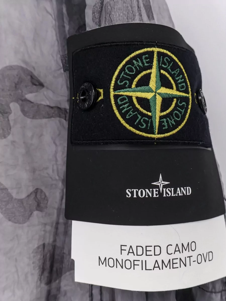 Stone Island Printed Single-Breasted Coat