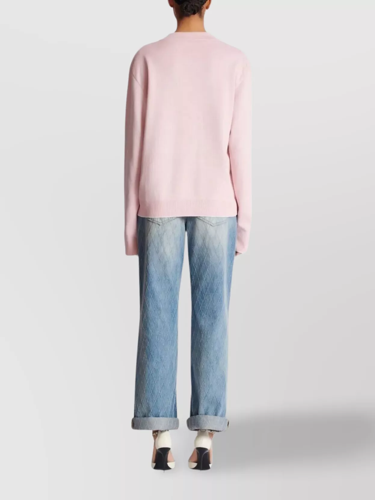 Balmain Emblem Embroidered Knit Cardigan