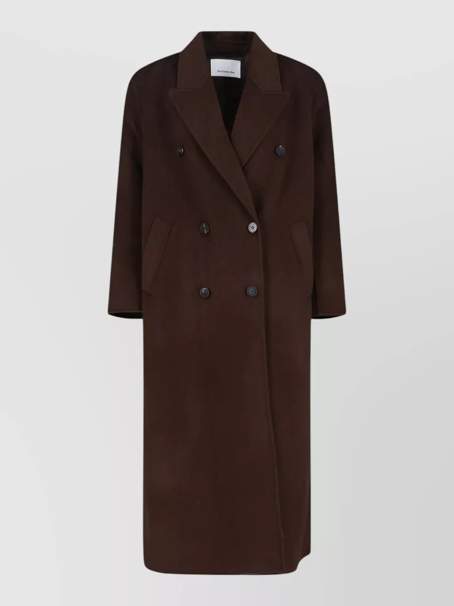 The Frankie Shop wool double-breasted coat