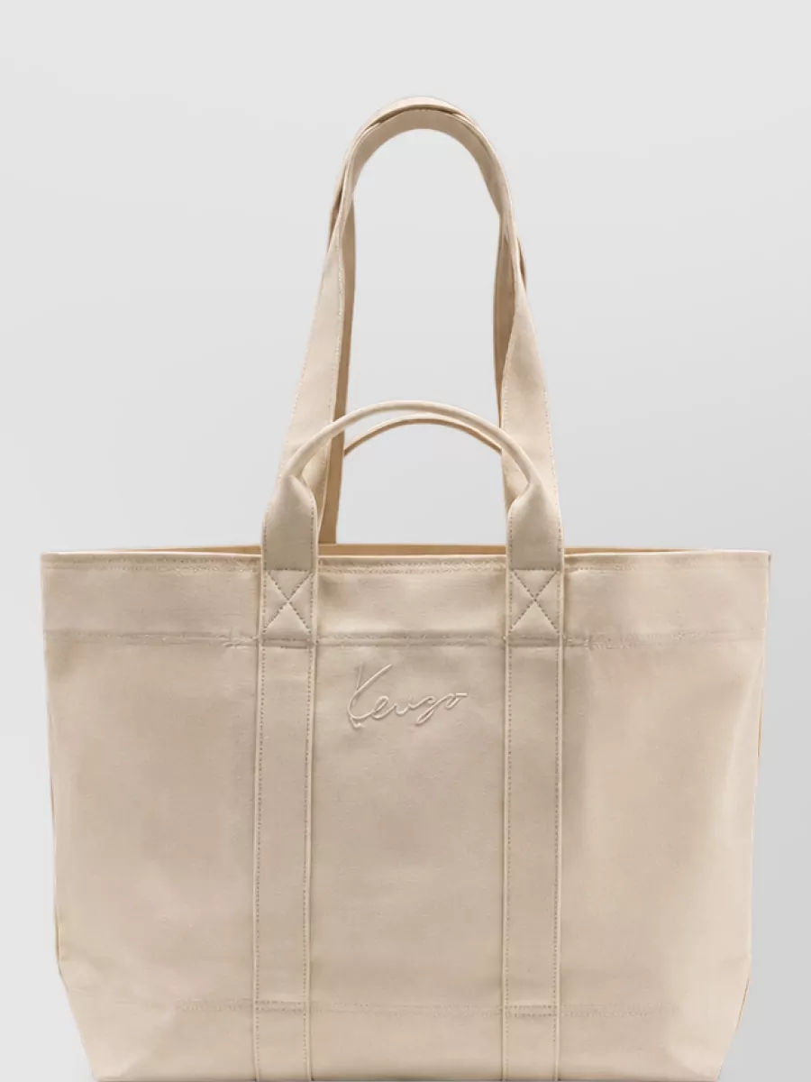Kenzo Large Cotton Beach Bag