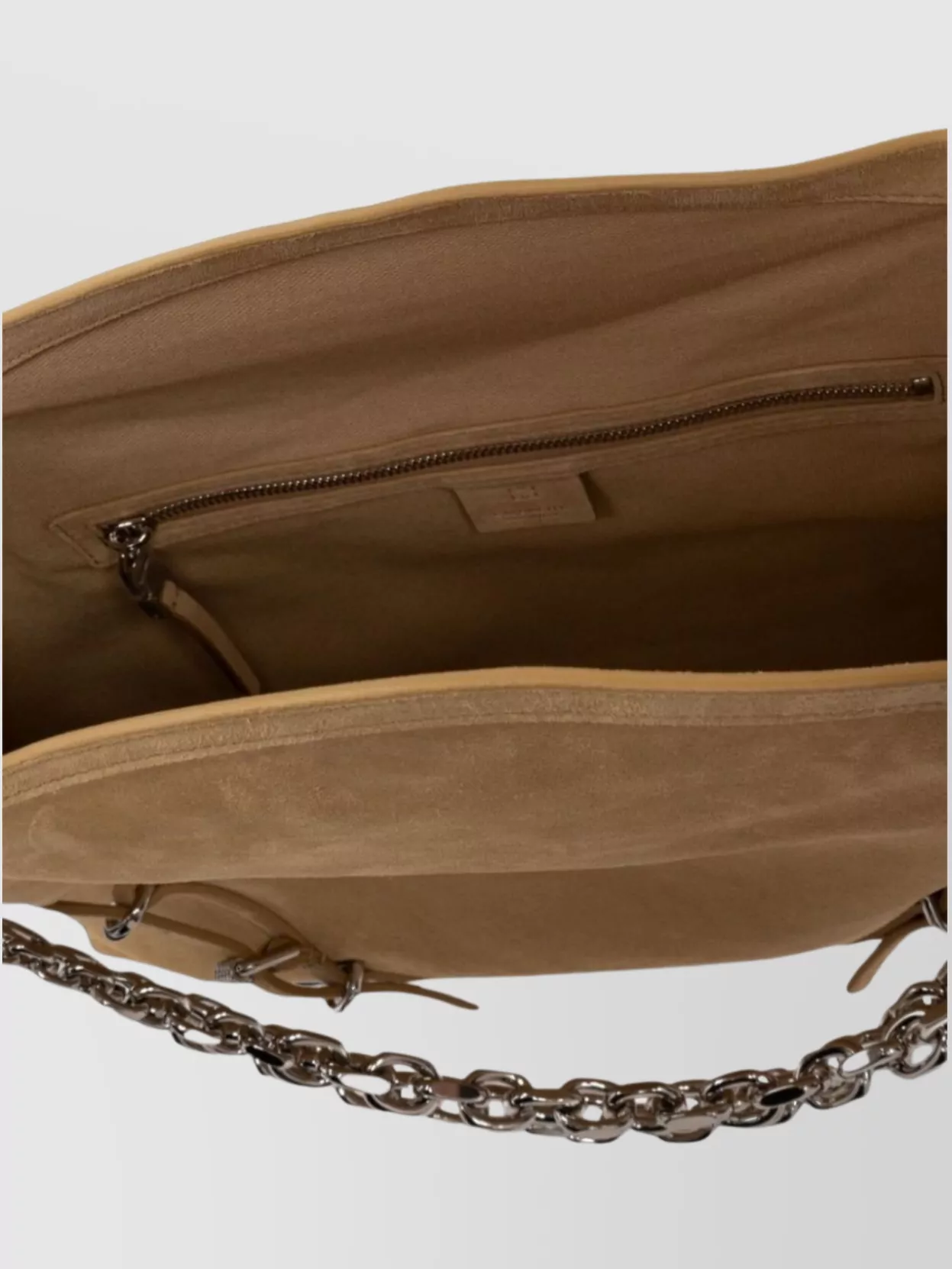 Givenchy Suede Voyou Chain Shoulder Bag