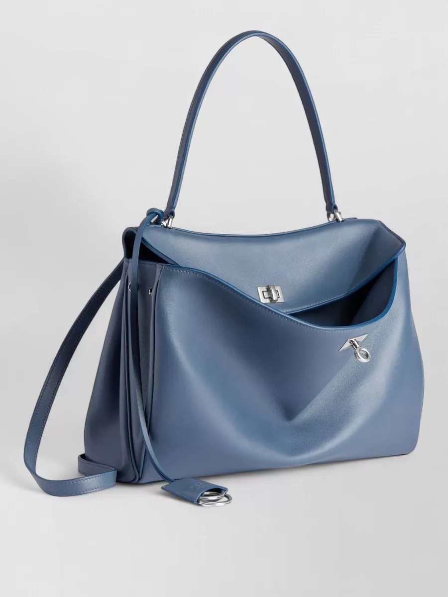 Balenciaga Rodeo Medium Leather Shoulder Bag