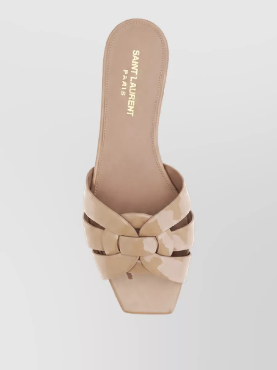 Saint Laurent Leather Mules