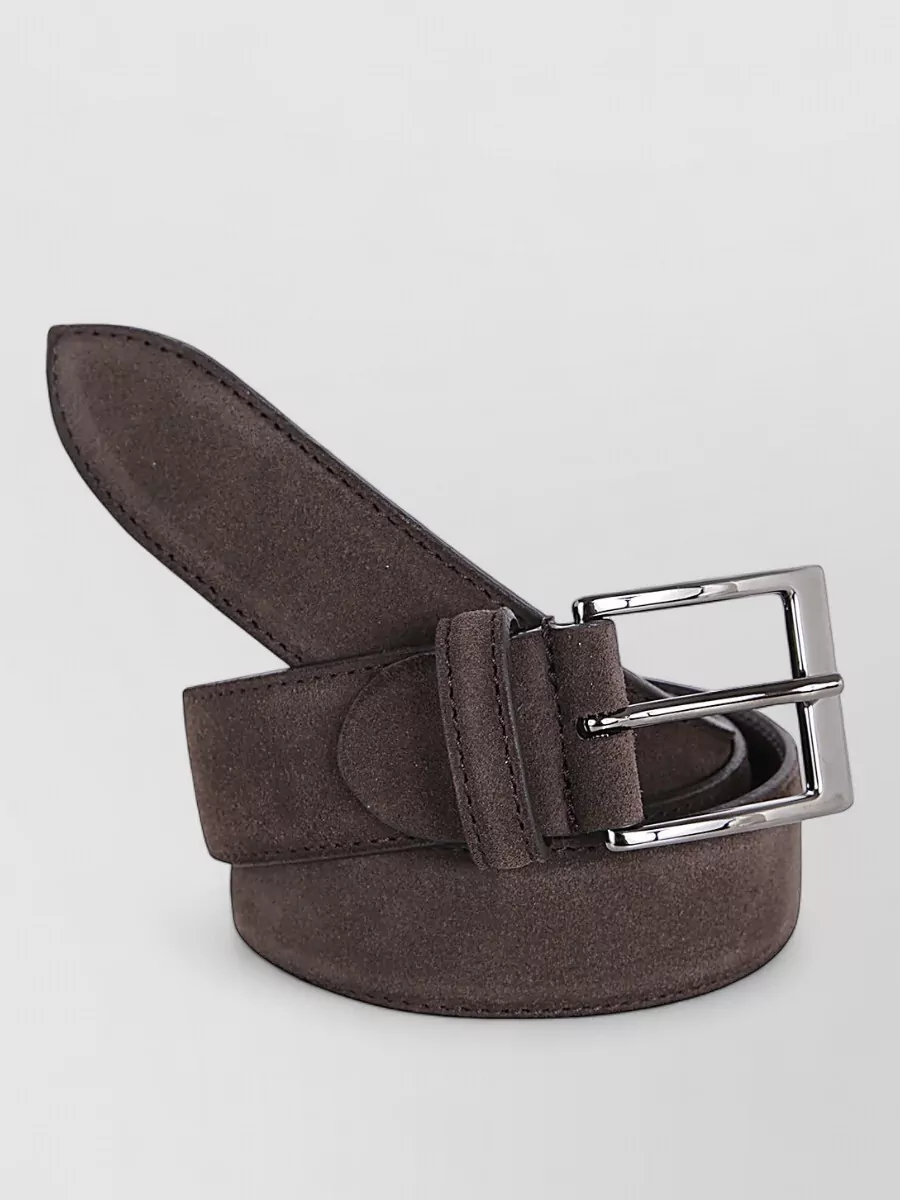 Sait leather belt