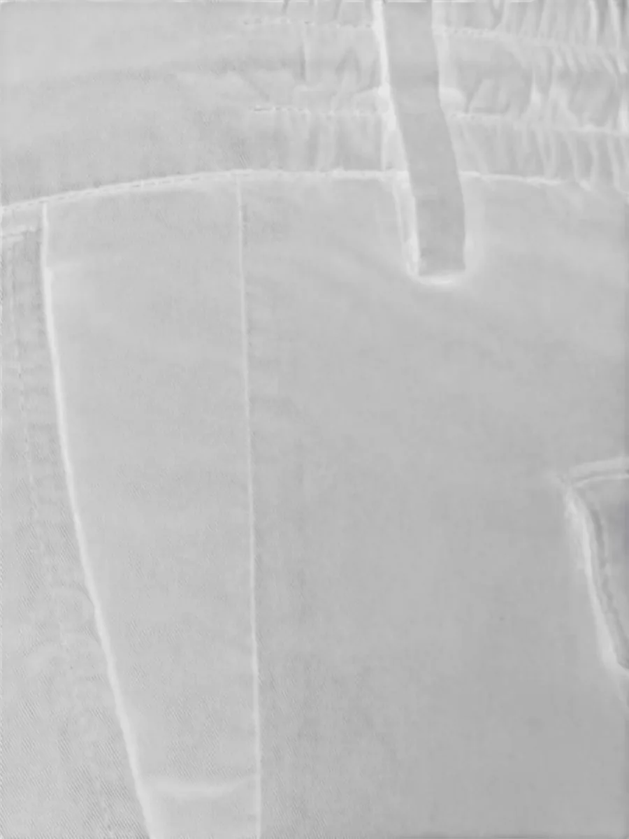 Eleventy Drawstring Trousers Elastic Waistband Back Pockets