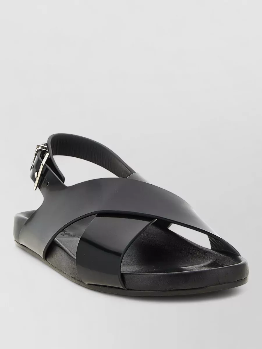 Saint Laurent Leather Helios Sandals
