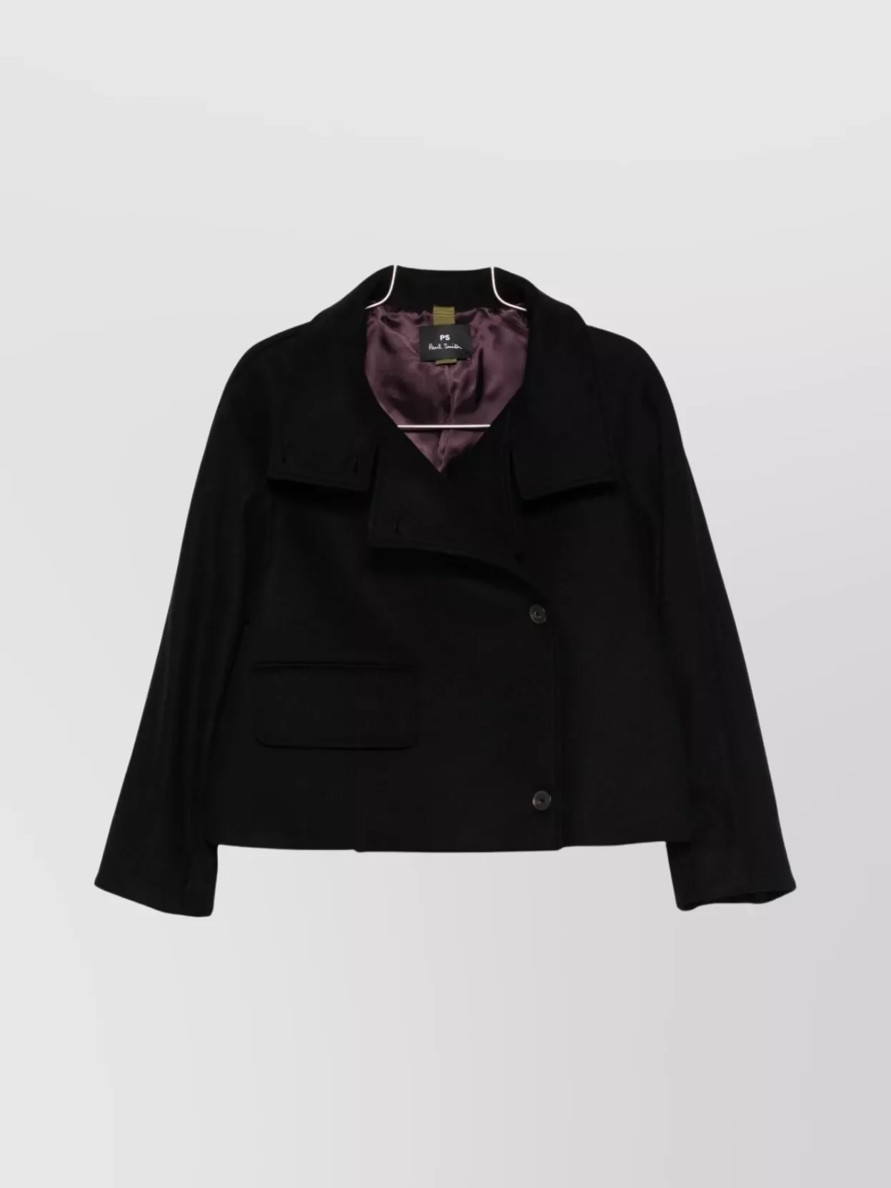 Paul Smith Double-breasted Blazer Wide Collar In Black