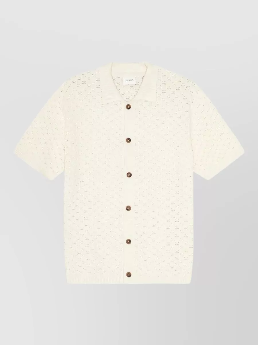 Les Deux short-sleeve knitted cardigan