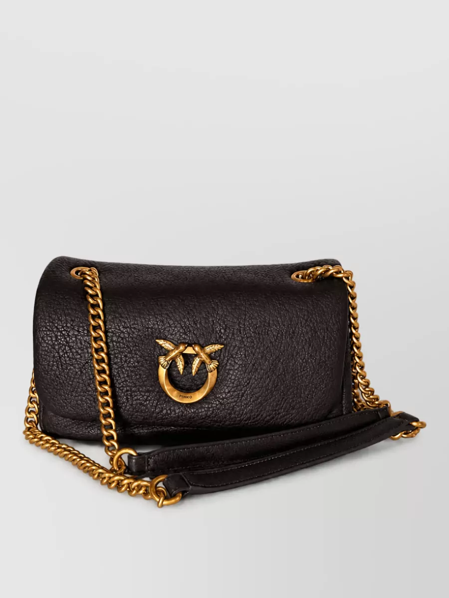 Pinko love bag leather clutch bag