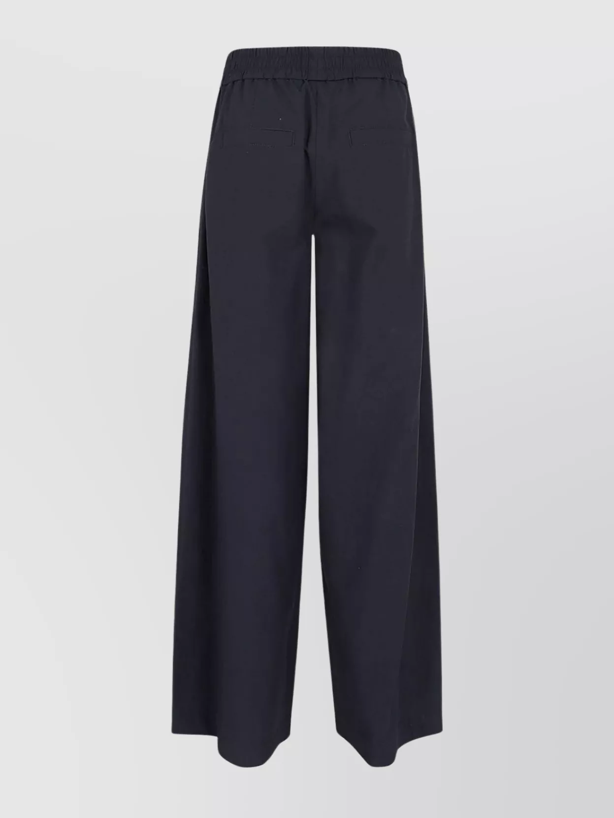 Brunello Cucinelli Wide Leg Trousers For A Luxe Look In Black