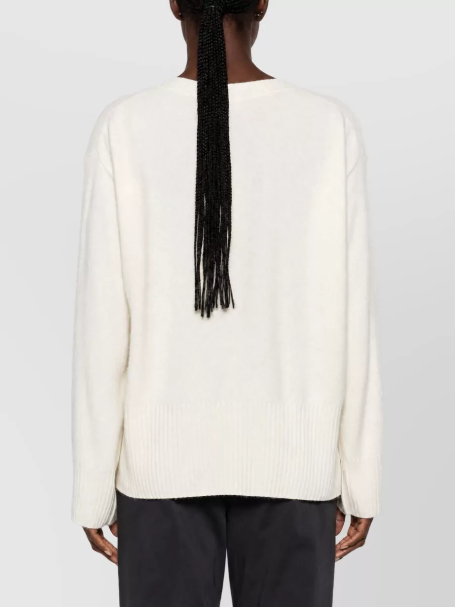 Ct Plage Wool V-Neck Long-Sleeve Jumper